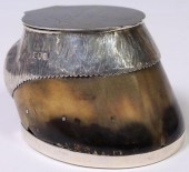 ENGLISH STERLING-MOUNTED HORSE
