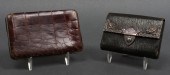 ENGLISH STERLING MOUNTED LEATH