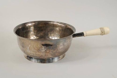 ENGLISH STERLING PAN W/HANDLE, MARK