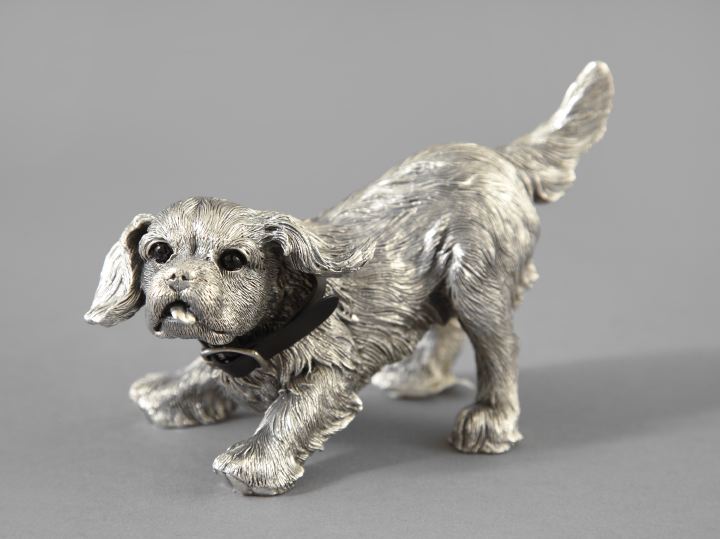 English Sterling Silver-Clad Figure
