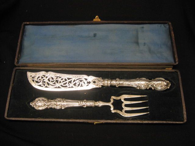 English Sterling Silver Fish