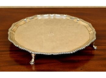 English sterling silver footed