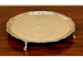 English sterling silver footed