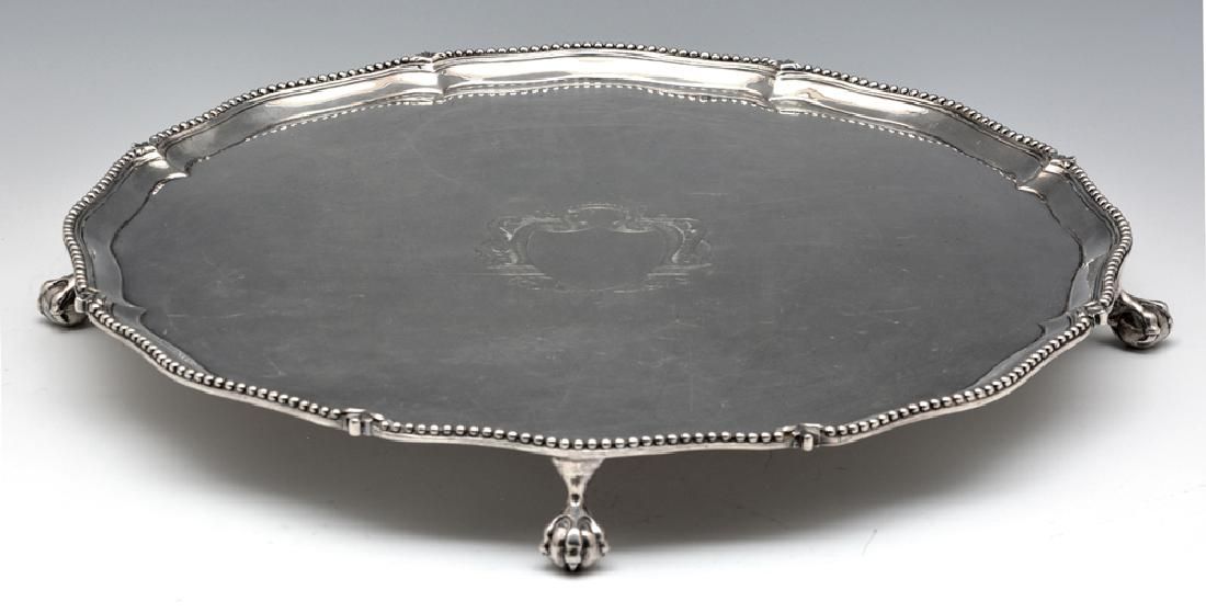 ENGLISH STERLING SILVER FOOTED