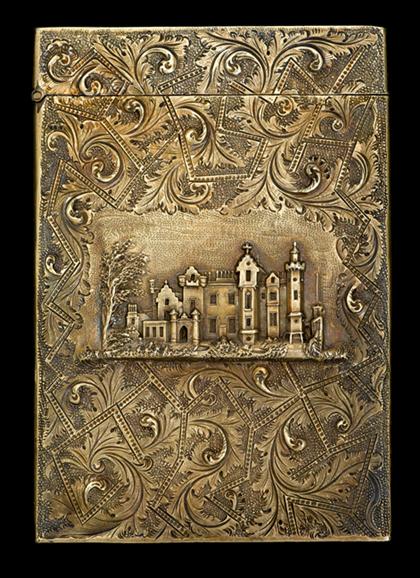 English sterling silver gilt