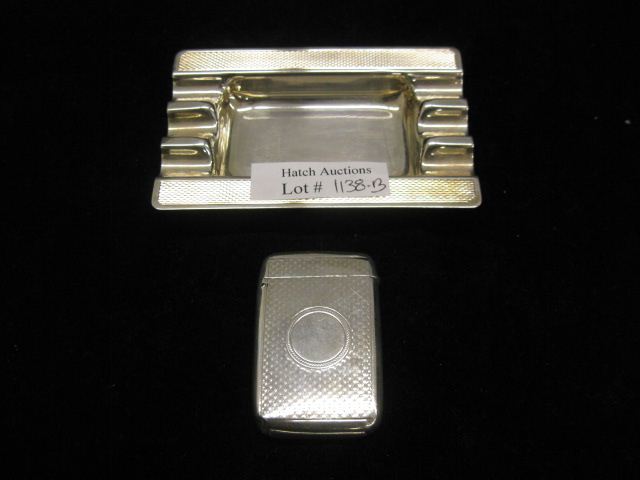 English Sterling Silver Match