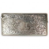 ENGLISH STERLING SILVER MATCHB