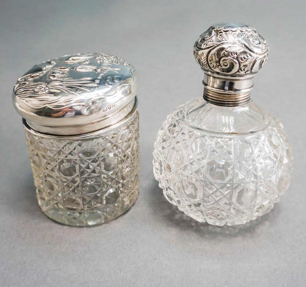 ENGLISH STERLING SILVER MOUNTED CUT