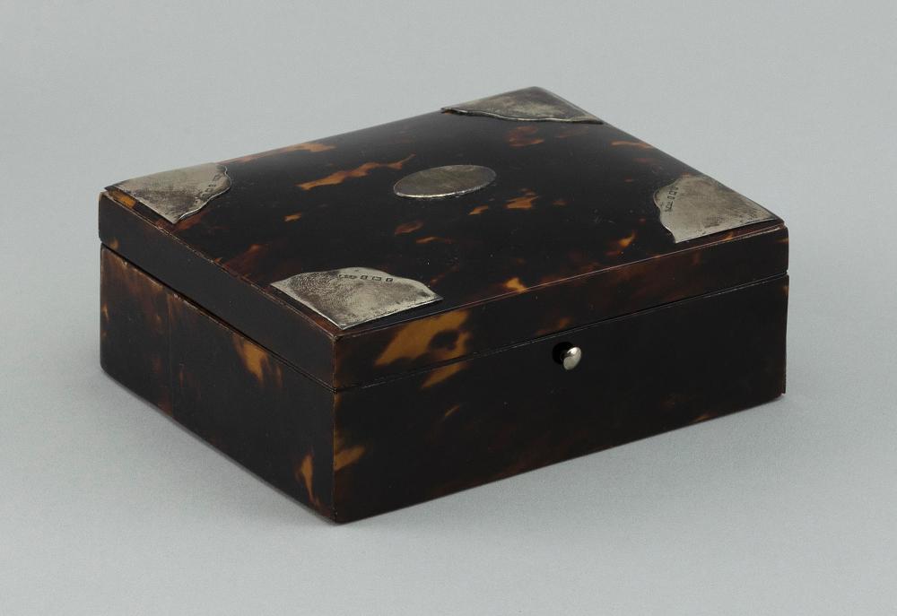 ENGLISH STERLING SILVER-MOUNTED