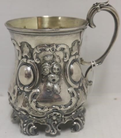 ENGLISH STERLING SILVER MUG,