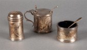 English sterling silver mustar