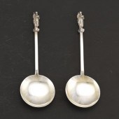 ENGLISH STERLING SILVER PAIR O