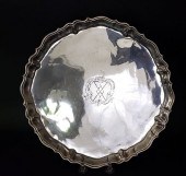 ENGLISH STERLING SILVER SALVER