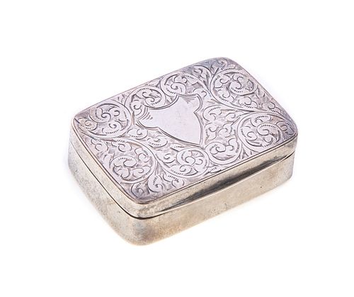 ENGLISH STERLING SILVER SNUFF