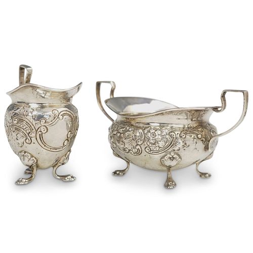 ENGLISH STERLING SILVER SUGAR AND