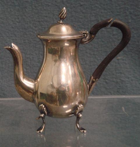 English sterling silver teapot,