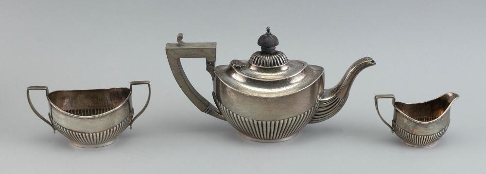 ENGLISH STERLING SILVER THREE-PIECE