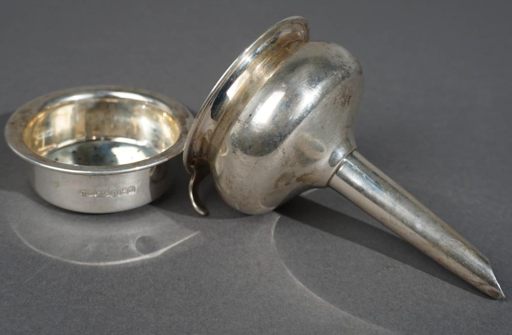 ENGLISH STERLING SILVER WINE FUNNEL