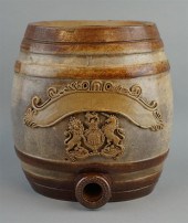 ENGLISH STONEWARE CRESTED WATE