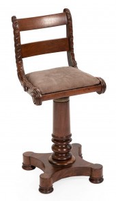 ENGLISH STOOL MID-19TH CENTURY
