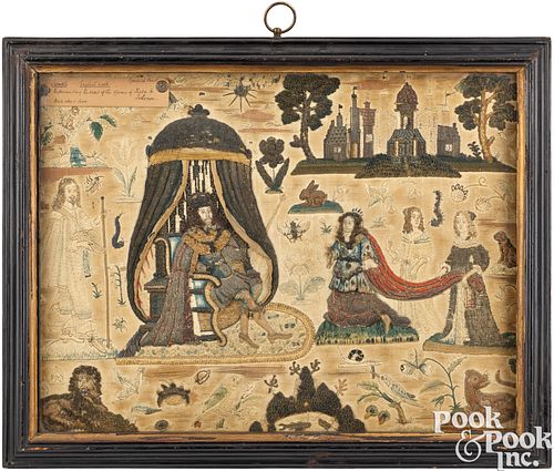 ENGLISH STUMPWORK AND NEEDLEWORK