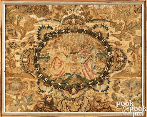 ENGLISH STUMPWORK AND NEEDLEWORK