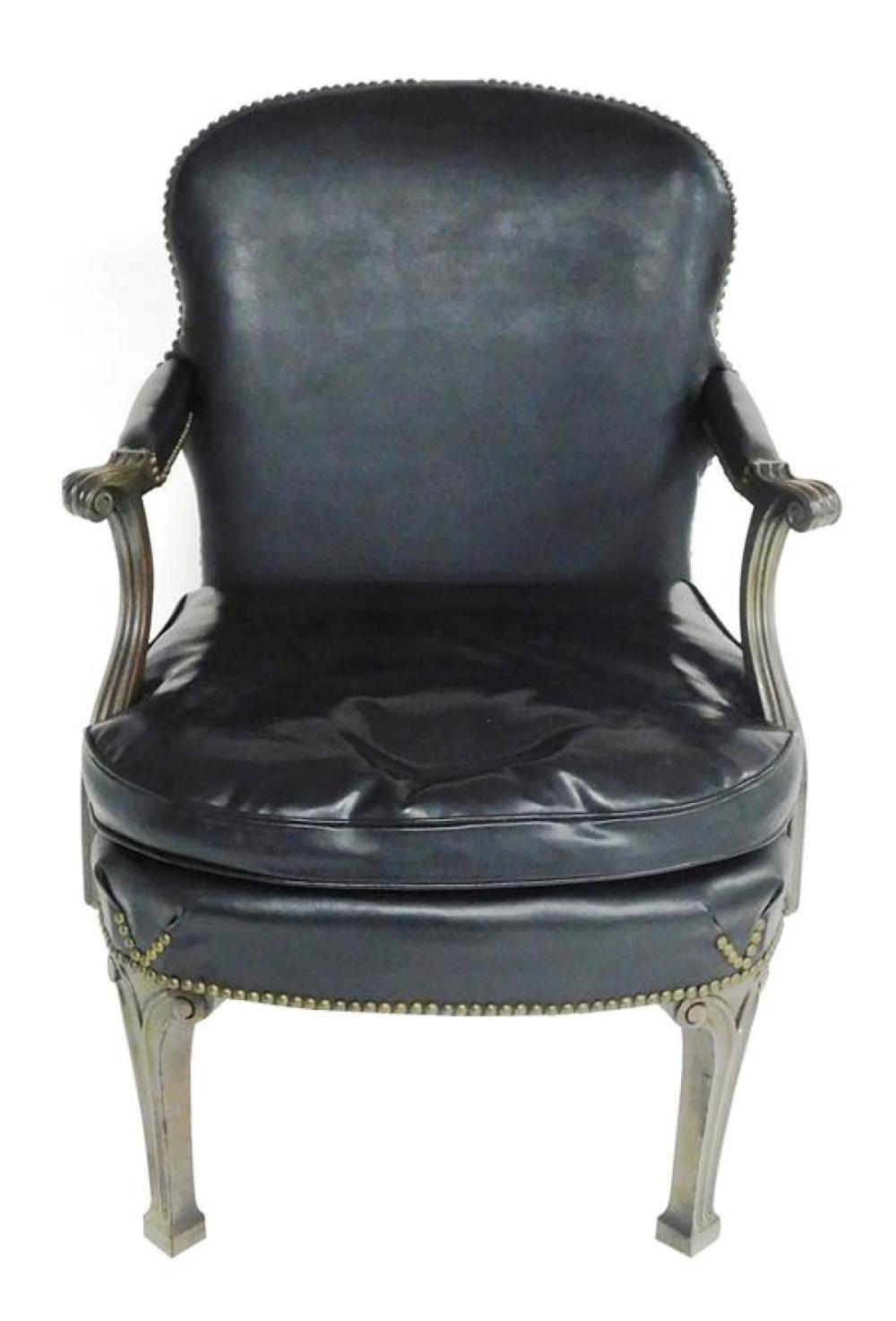 ENGLISH STYLE LIBRARY CHAIR,