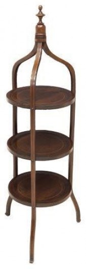 ENGLISH STYLE MAHOGANY THREE-T