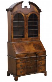 ENGLISH STYLE WALNUT BUREAU BO