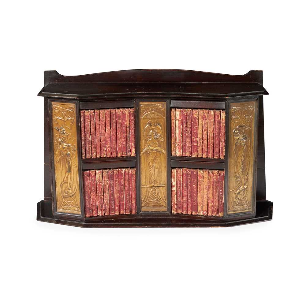 ENGLISH TABLE BOOKCASE, CIRCA