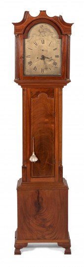 ENGLISH TALL-CASE CLOCK EARLY