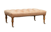 ENGLISH TAN LEATHER CHESTERFIE