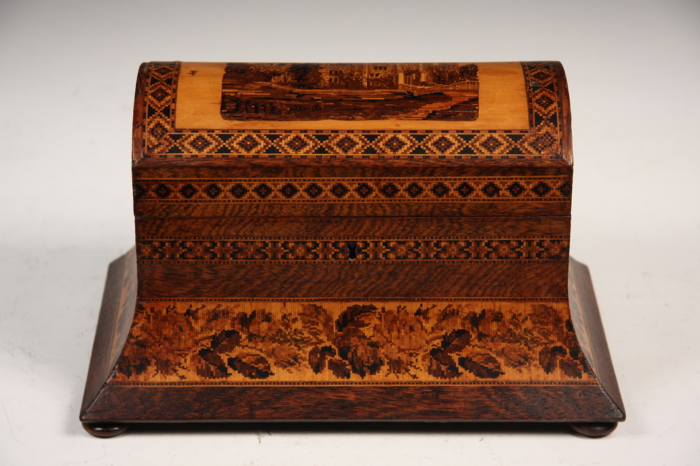 ENGLISH TEA CADDY - 19th c
