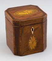 ENGLISH TEA CADDY 19TH CENTURY