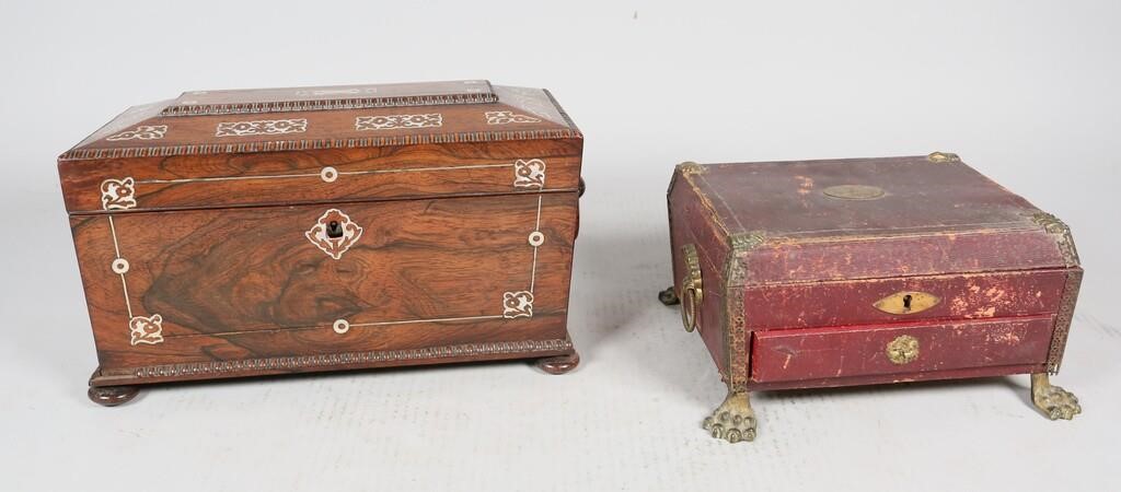 ENGLISH TEA CADDY AND LADIES