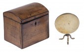 ENGLISH TEA CADDY & CANDLE REF