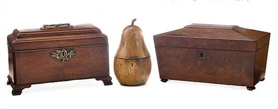 English tea caddy collection George