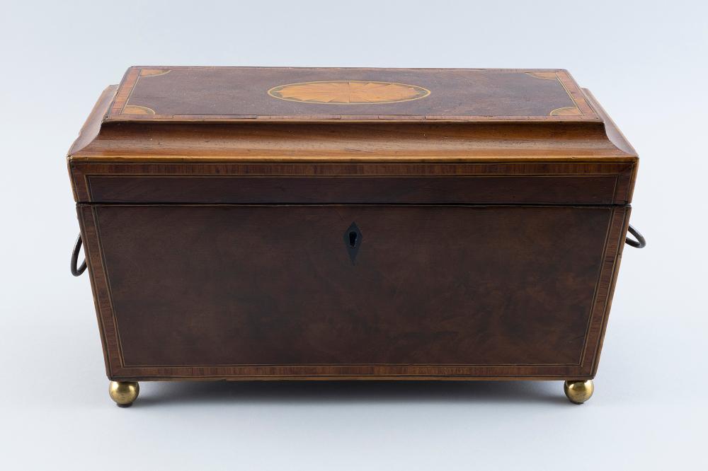 ENGLISH TEA CADDY LATE 18TH/EARLY