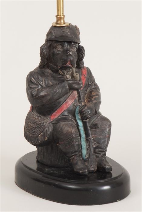 ENGLISH TERRACOTTA MODEL OF A HOUND