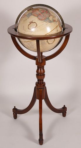 ENGLISH TERRESTRIAL GLOBE ON