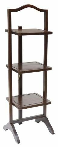 ENGLISH THREE-TIER FOLDING MAHOGANY