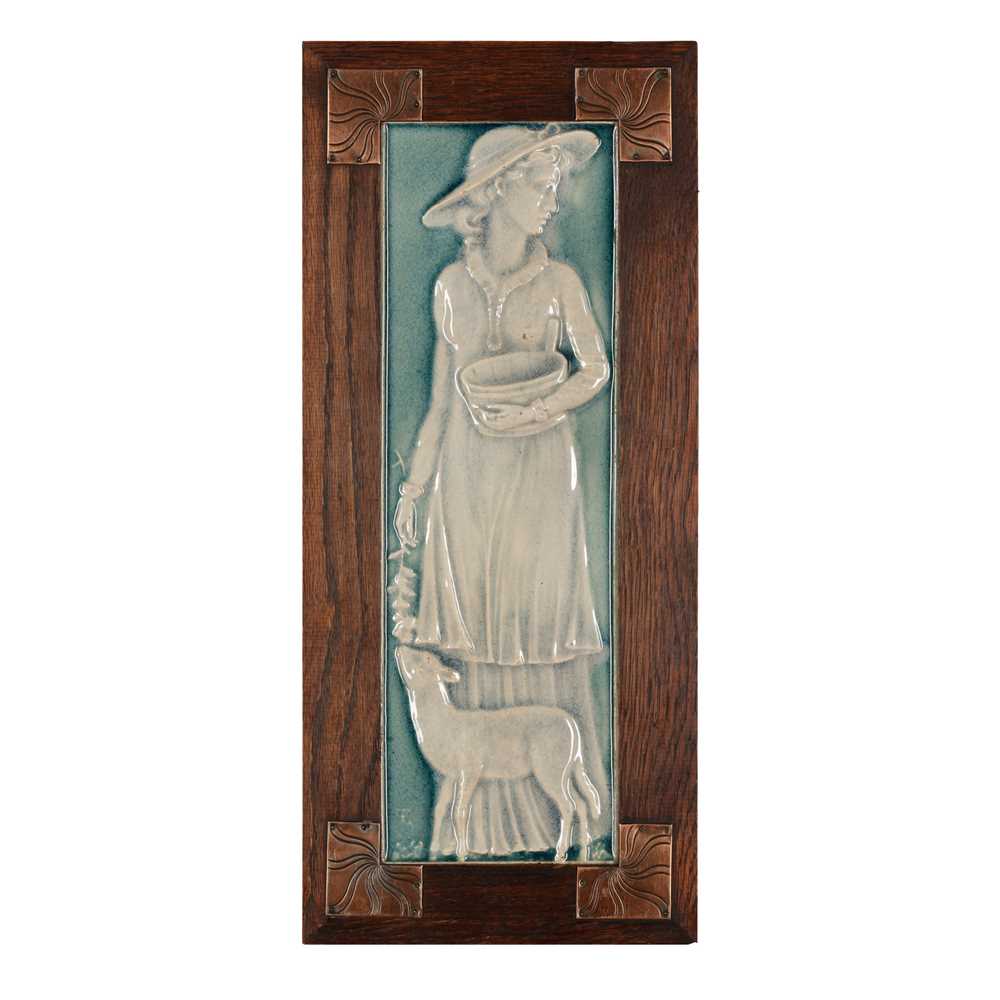 ENGLISH TILE PANEL, CIRCA 1900