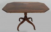 ENGLISH TILT TOP WALNUT VENEER