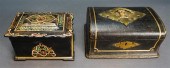 ENGLISH TOOLED AND GILT LEATHE