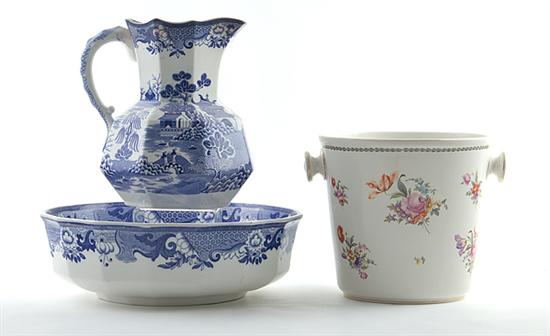 English transferware pitcher and