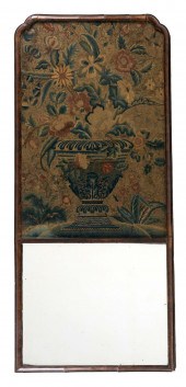 ENGLISH TRUMEAU MIRROR 18TH CE