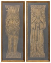ENGLISH TUDOR TOMB EFFIGY RUBB