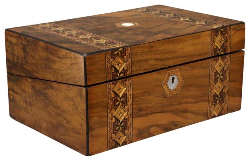 ENGLISH TUNBRIDGE WARE WALNUT