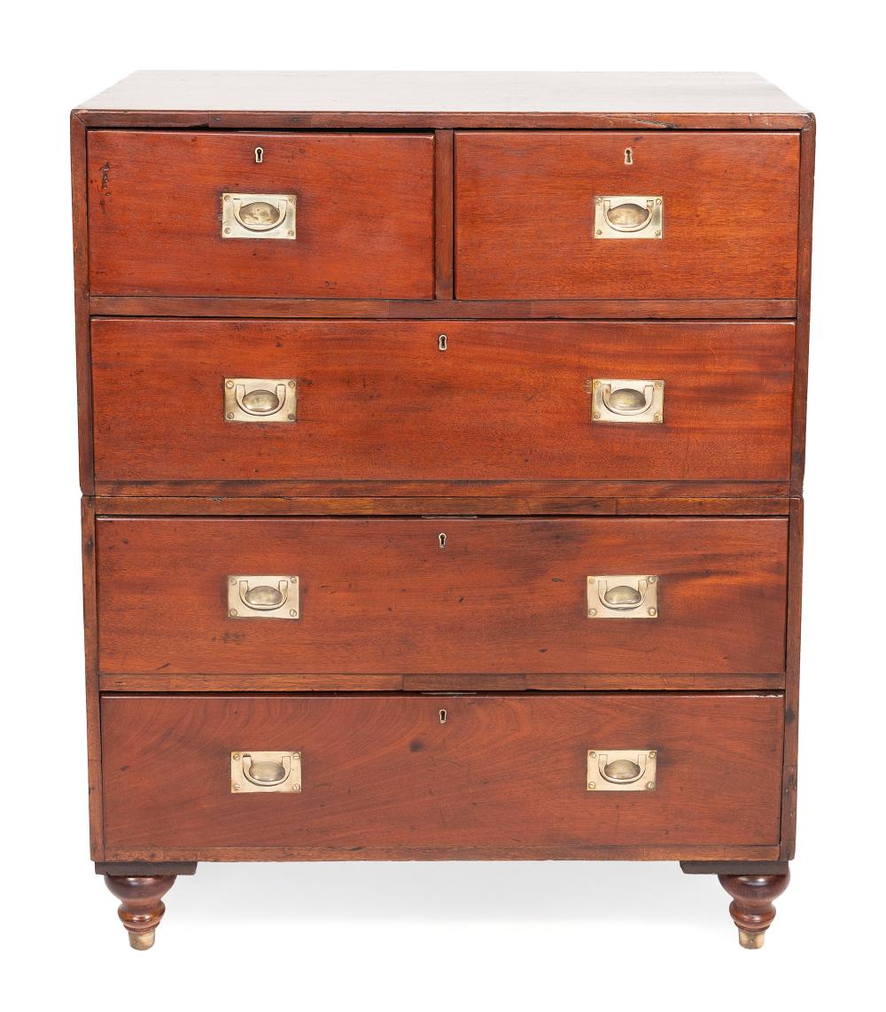 ENGLISH TWO-PART CAMPAIGN CHEST