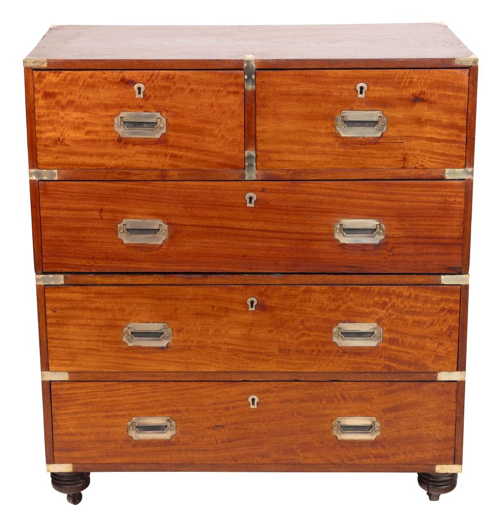 ENGLISH TWO-PART CAMPAIGN CHEST
